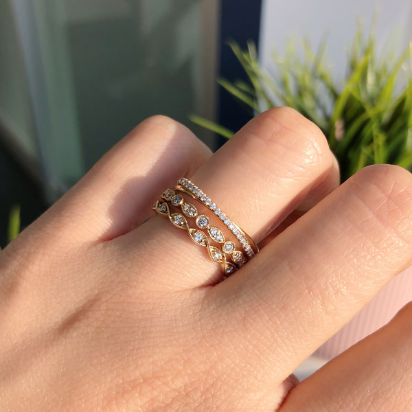 Tips For Stacking Your Rings Icing On The Ring